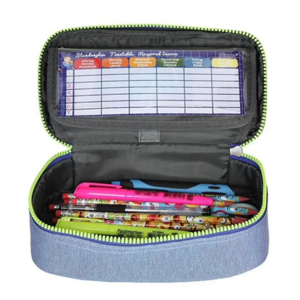 Spirit: Farmerszín ovális tolltartó 23x10x5,5cm kép 3