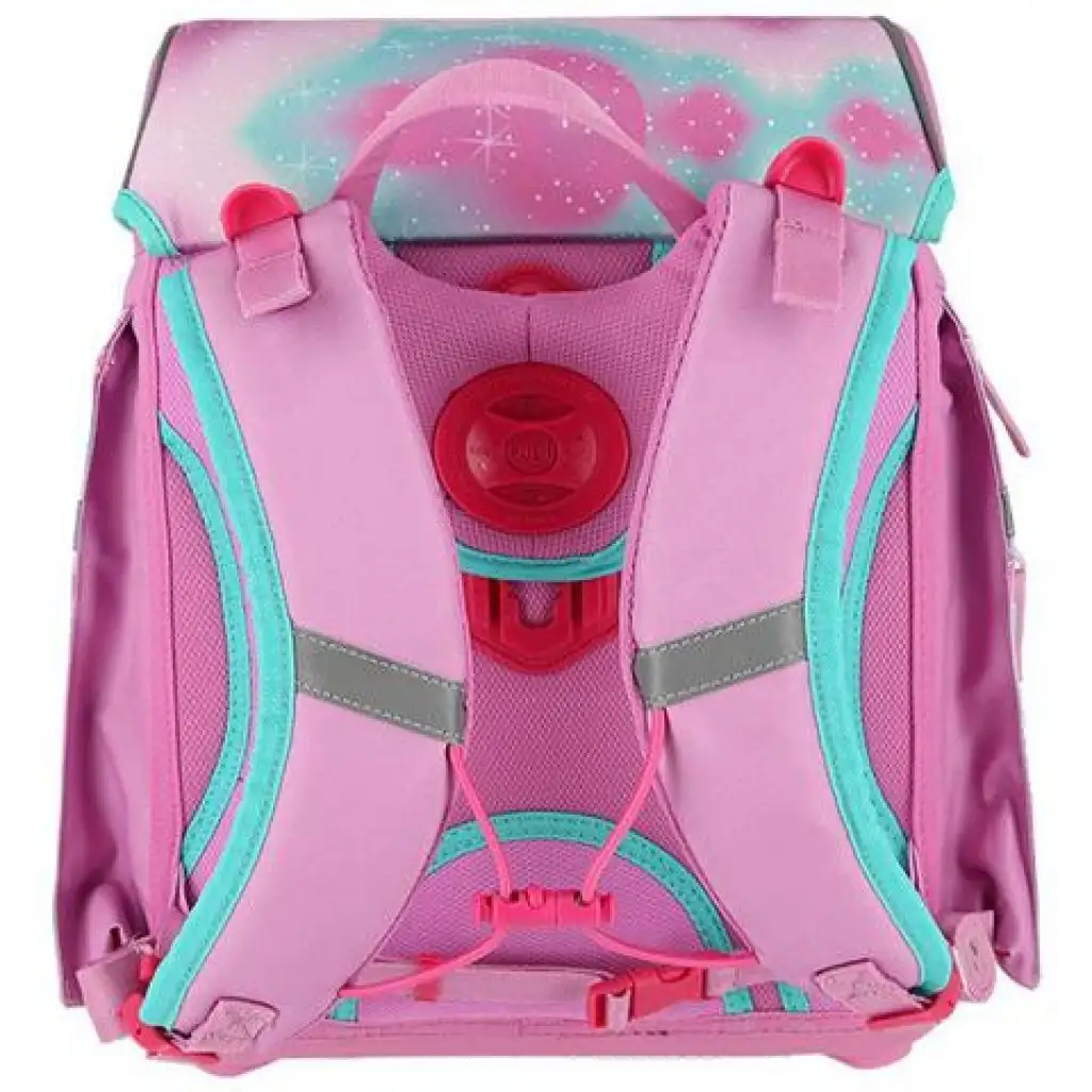 Spirit: Unikornis 3D mintás ergonomikus 5db-os iskolatáska szett LED-es világítással 34x22x41cm kép 4