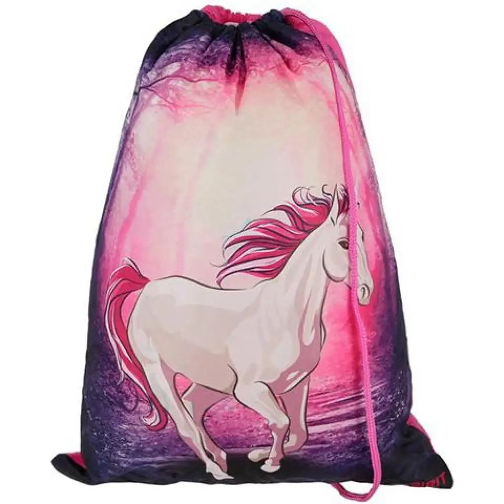 Spirit: Mágikus unikornis 3D mintás ergonomikus 5db-os iskolatáska szett LED-es világítással 34x22x41cm kép 7