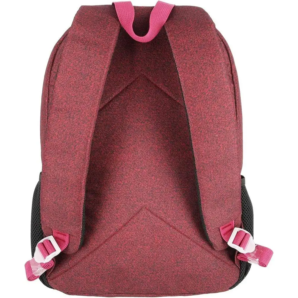 Spirit: SHADE bordó lekerekített háromrekeszes iskolatáska, hátizsák 43x 29x21cm kép 3