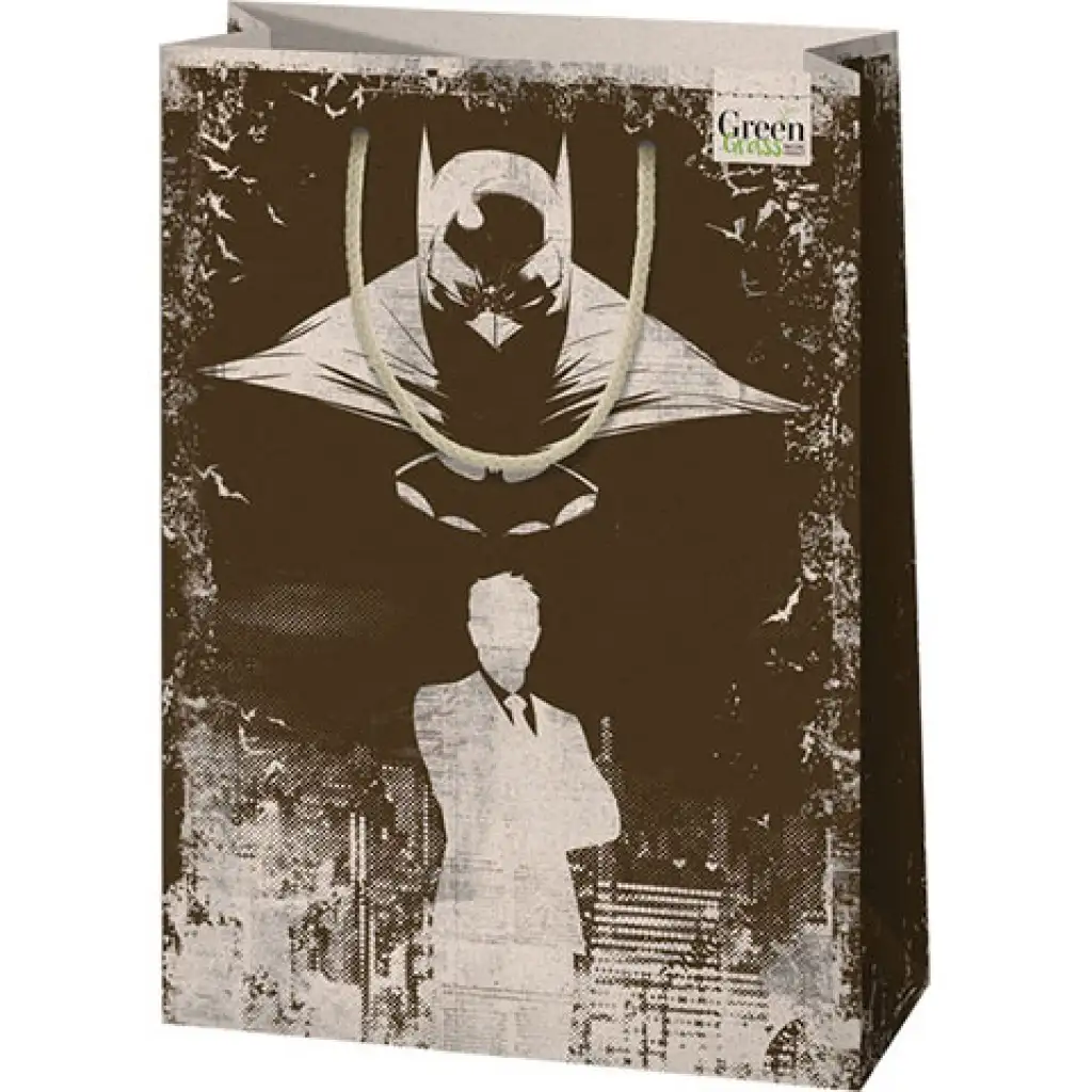 Green Grass Batman közepes méretű prémium ajándéktáska 18x10x23cm