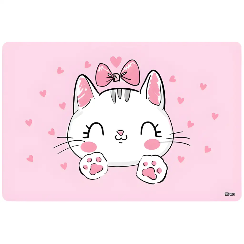 Spirit: Cutie Cat cicás asztali könyöklő 60x40cm