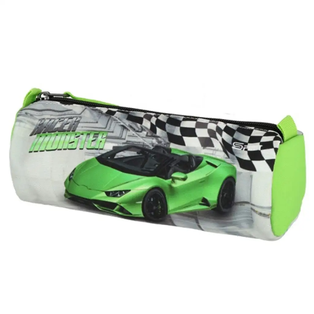 Spirit: Cool Racer Monster sportautós ergonomikus iskolatáska, hátizsák 4 db-os szett kép 4