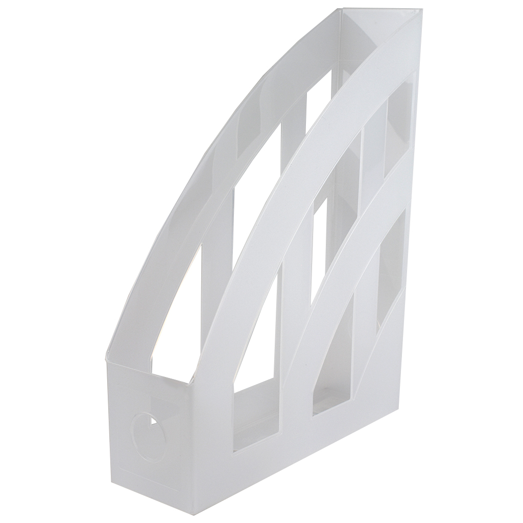 Spirit: Fehér áttetsző irattartó papucs 7,5x31,5x24,5cm