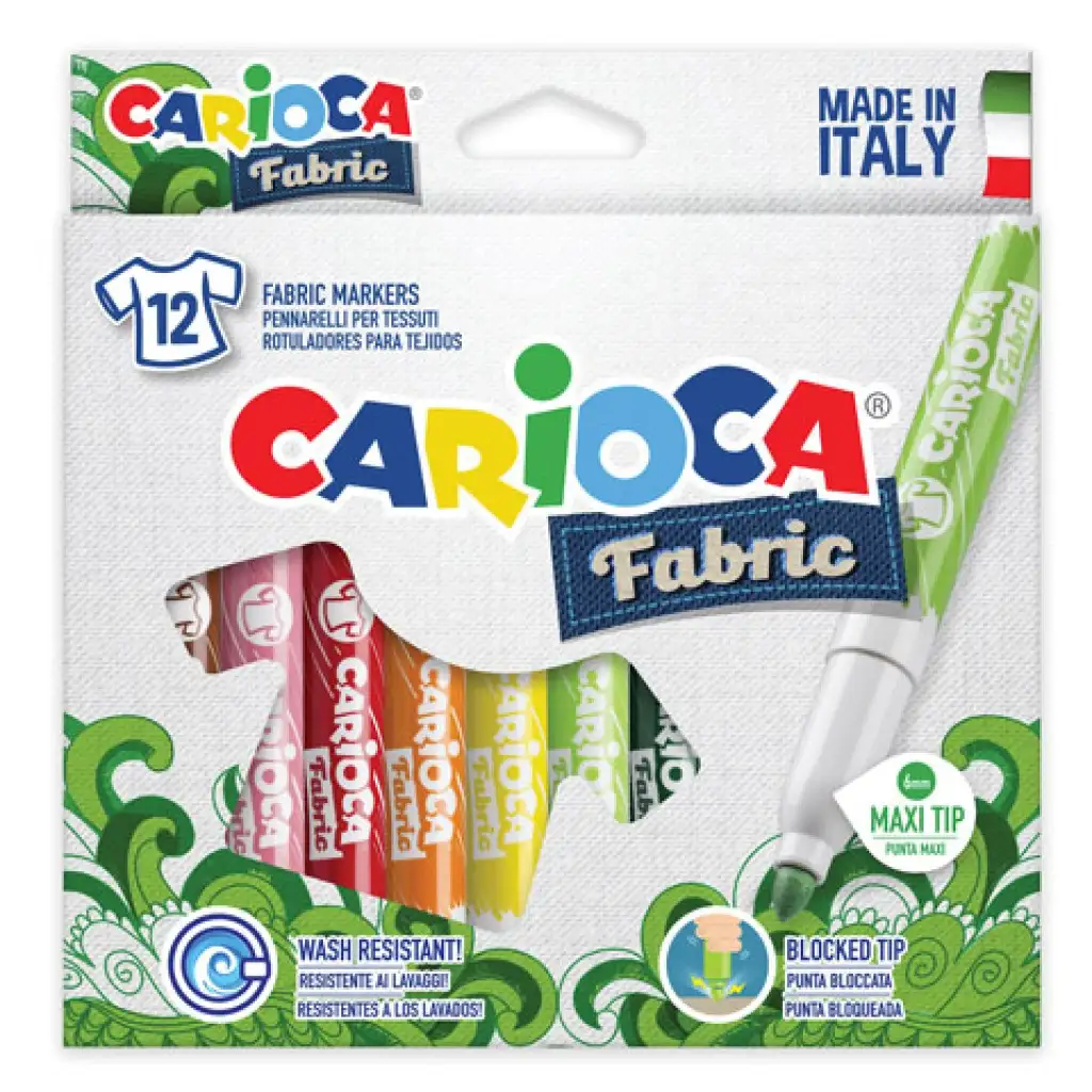 Textilfilc szett 12db - Carioca