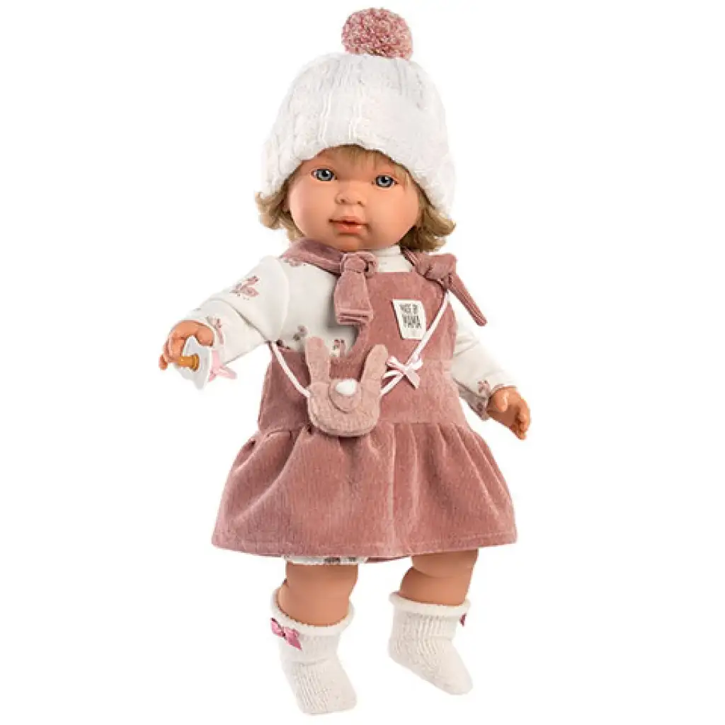 Llorens: Carla 42cm-es síró baba sapiban cumival