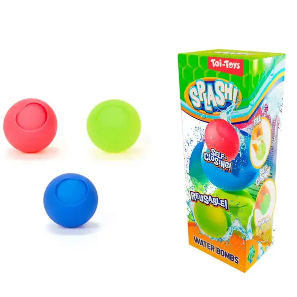 Splash: Többször használható vízibomba szett 3db-os