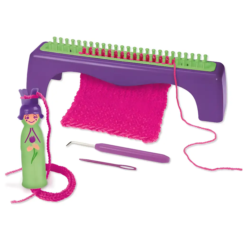 LENA: Kreatív kötő és horgoló készlet körmöcskével és fonállal kép 2