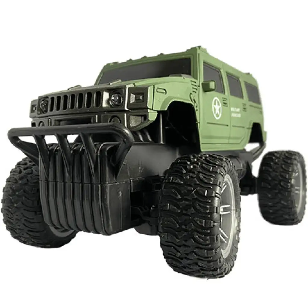 RC Off-Road Military távirányítós katonai Hummer fénnyel 27 MHz 22cm 1/16-os méretarány kép 4