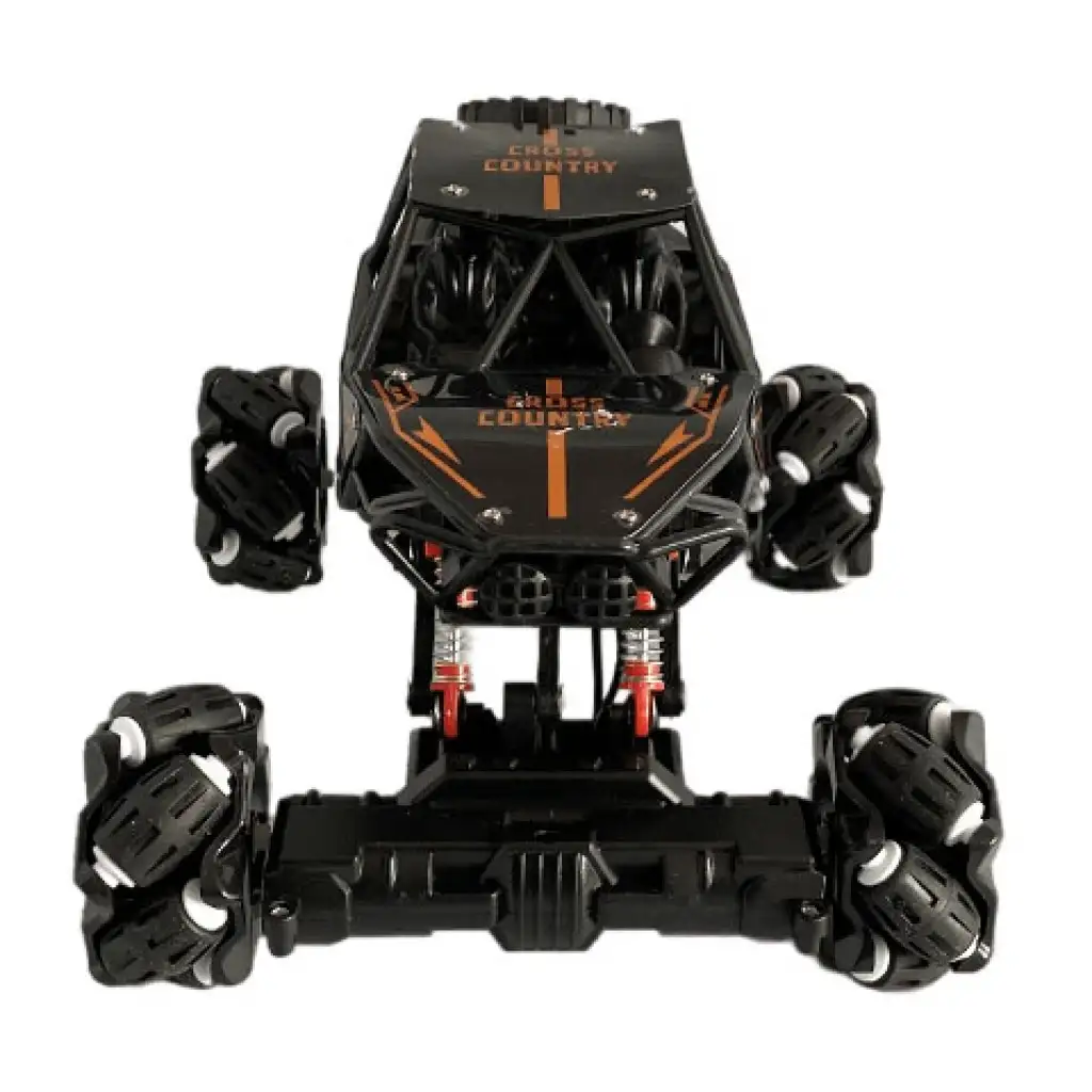 RC Távirányítós oldalirányban mozgatható Cross Country Jeep rugós felfüggesztéssel és fényeffektekkel 21cm 2,4 GHz kép 3