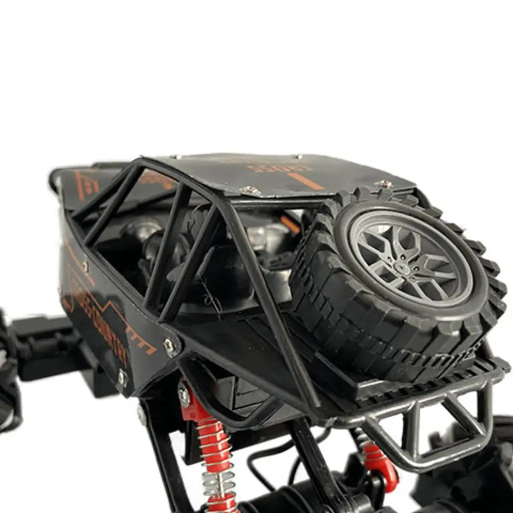 RC Távirányítós oldalirányban mozgatható Cross Country Jeep rugós felfüggesztéssel és fényeffektekkel 21cm 2,4 GHz kép 6