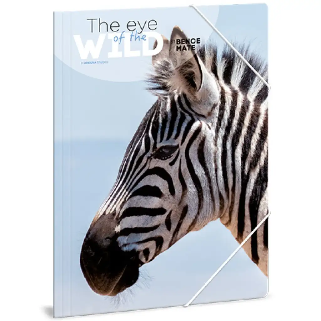 Ars Una: Máté Bence The Eyes of the Wild - Zebra A/4 gumis dosszié