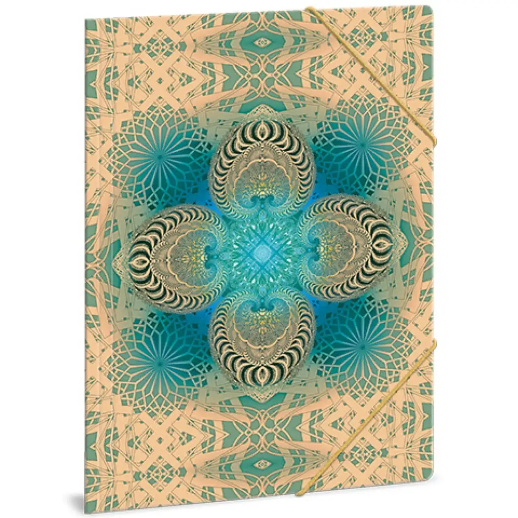 Ars Una: Mandala Gold Hope gumis dosszié A/4