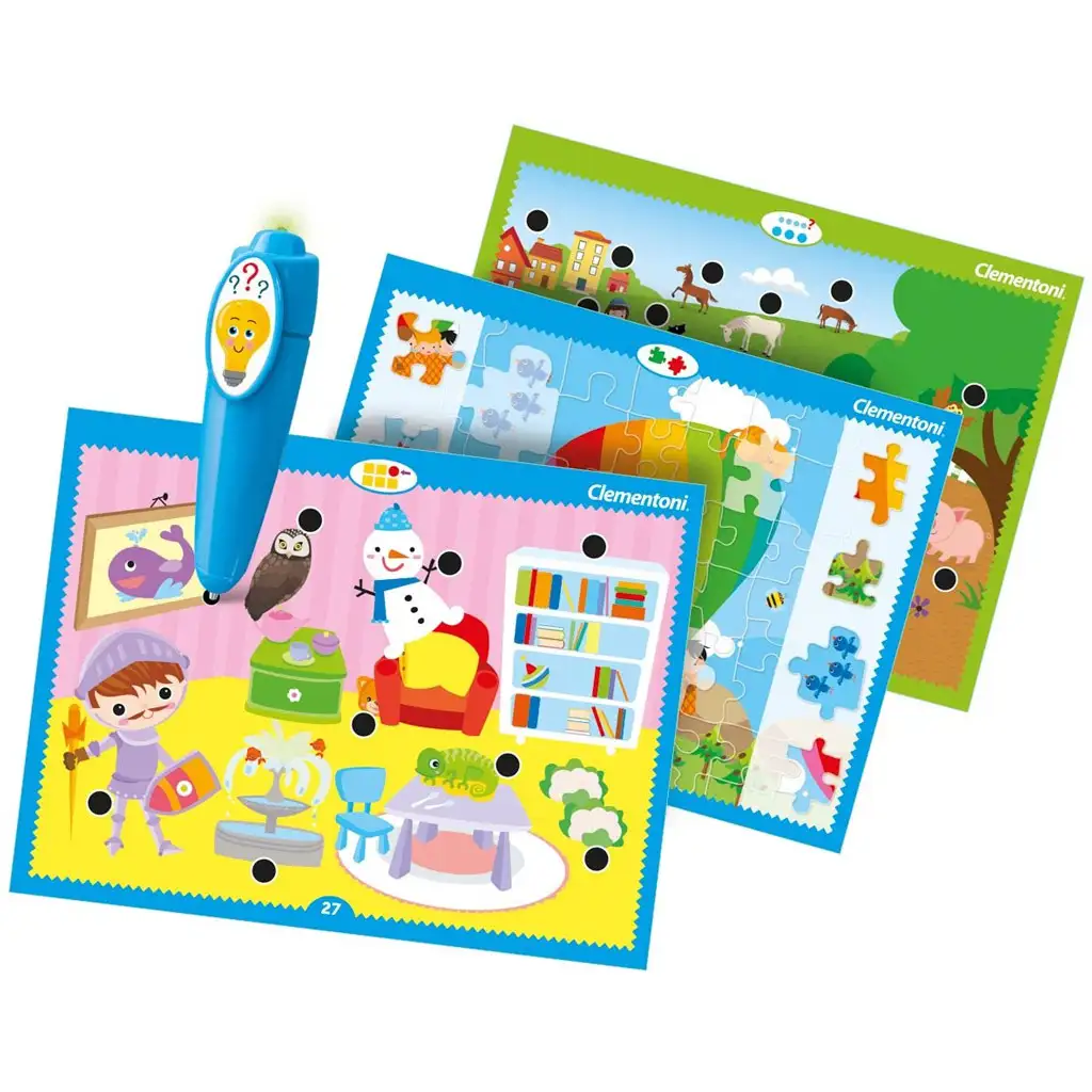 Interaktív toll 1000 kvízzel készségfejlesztő - Clementoni kép 2