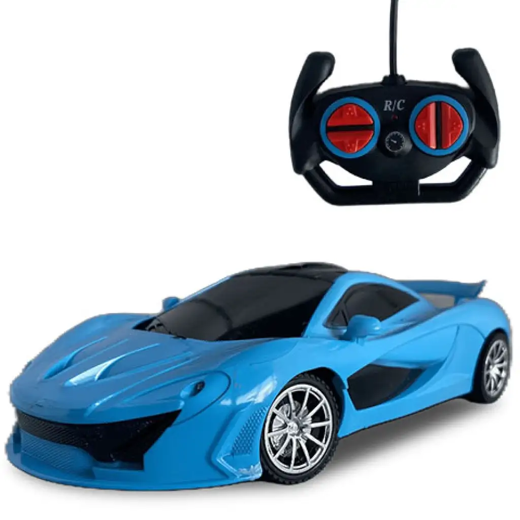 RC Távirányítós sportautó fénnyel kétféle változatban 1/22-es méretarány 20cm 27Mhz kép 3