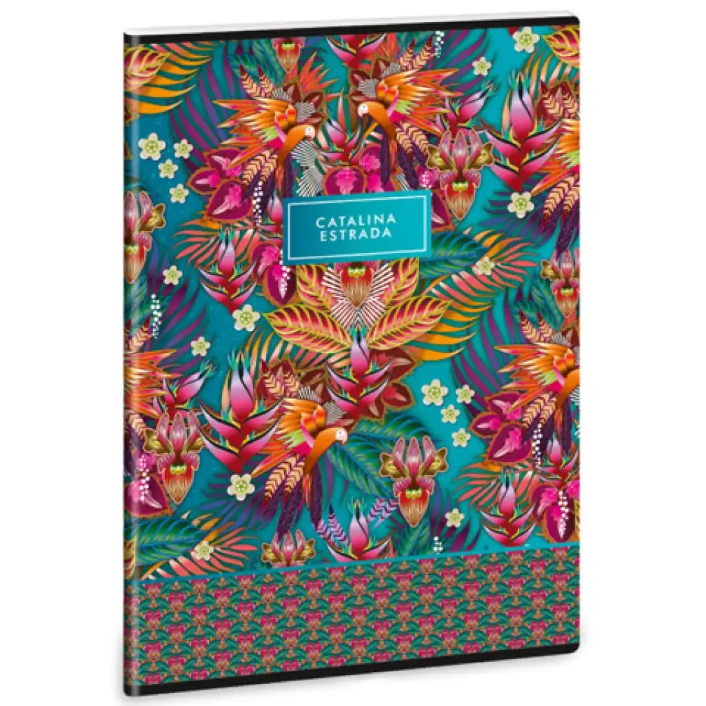 Ars Una: Catalina Estrada Guaviare-Blue extra kapcsos A/4-es 4.osztályos vonalas füzet