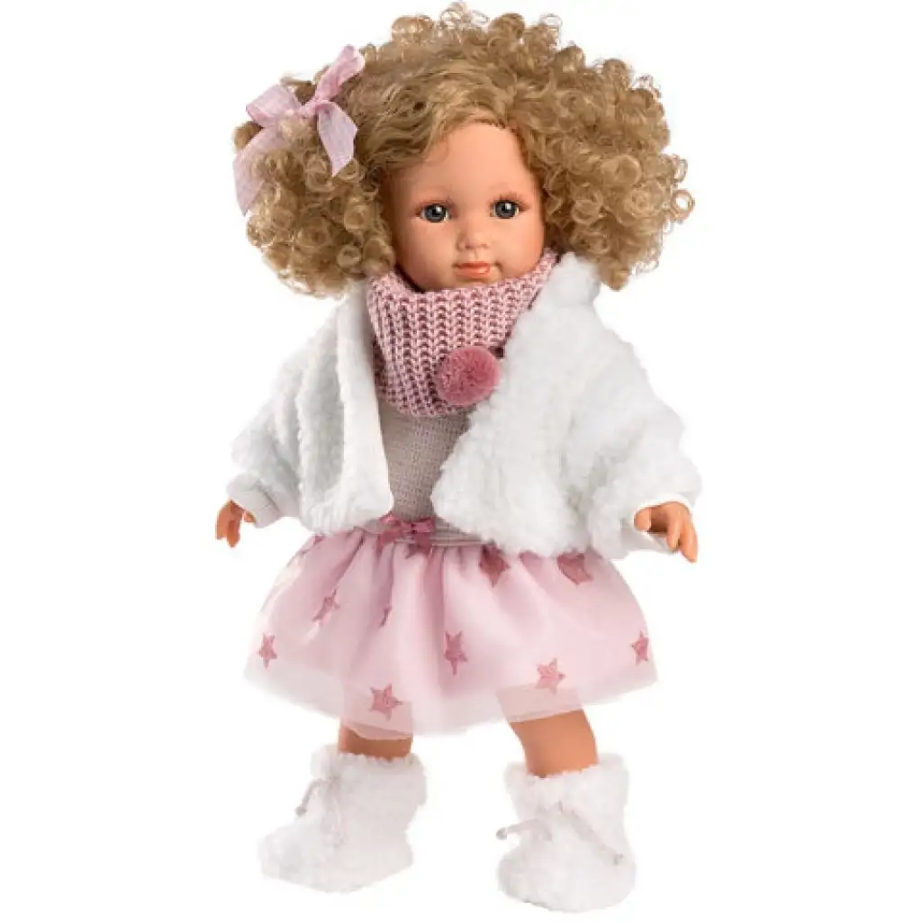 Llorens: Elena 35cm-es baba göndör hajjal