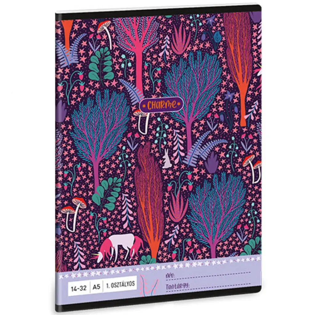 Ars Una: Charme 1.osztályos vonalas füzet A/5 14-32