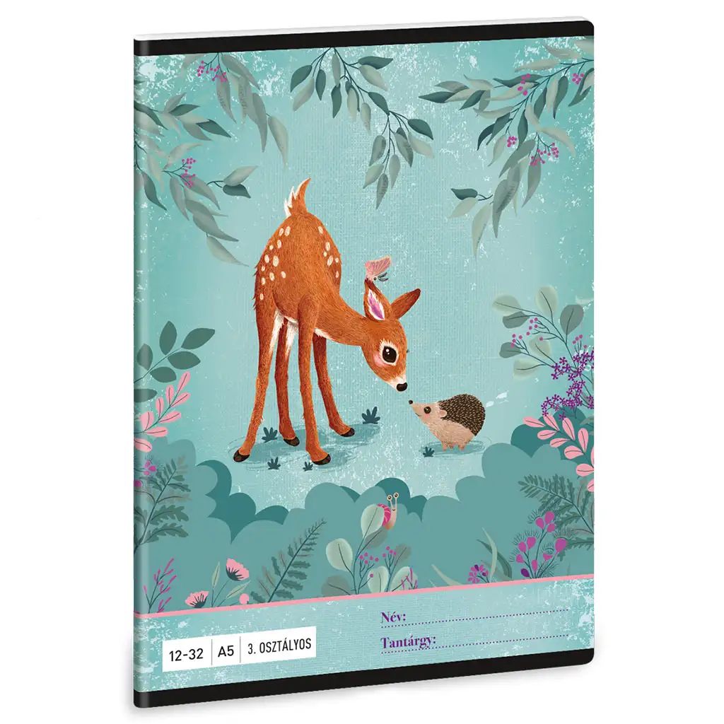 Ars Una: My Secret Garden 3.osztályos vonalas füzet A/5