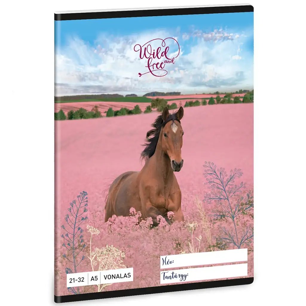 Ars Una: Wild and Free lovas vonalas füzet A/5