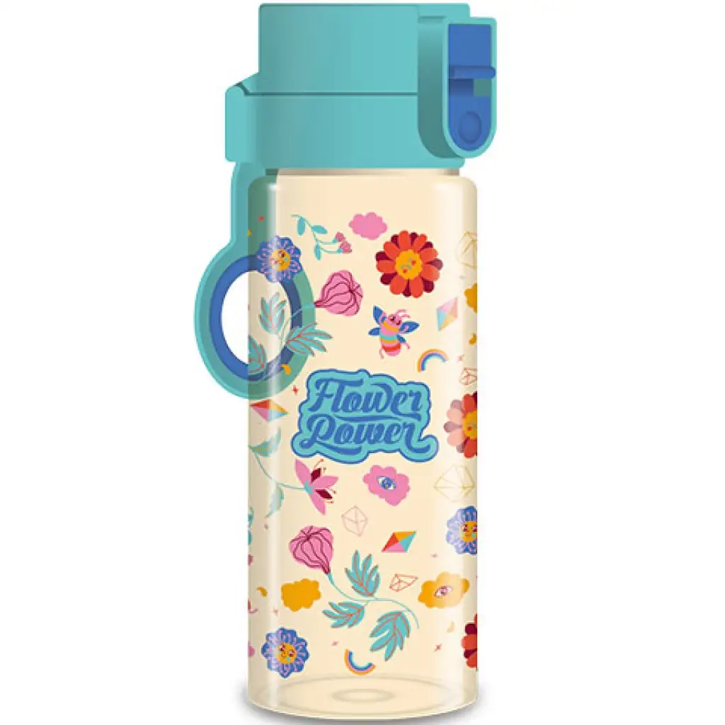 Ars Una: Flower Power virágmintás BPA-mentes kulacs 475ml