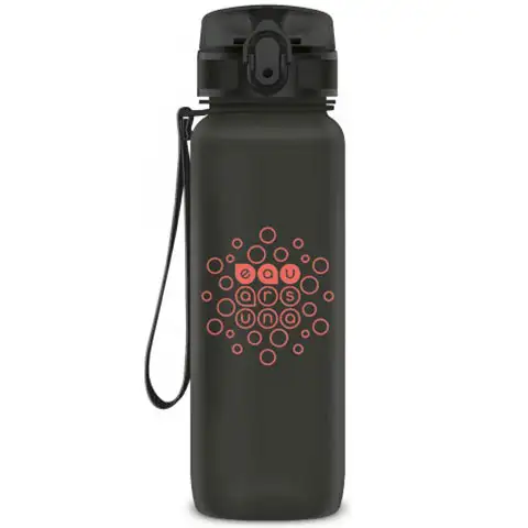 Ars Una: Matt sötétszürke BPA-mentes kulacs 800ml