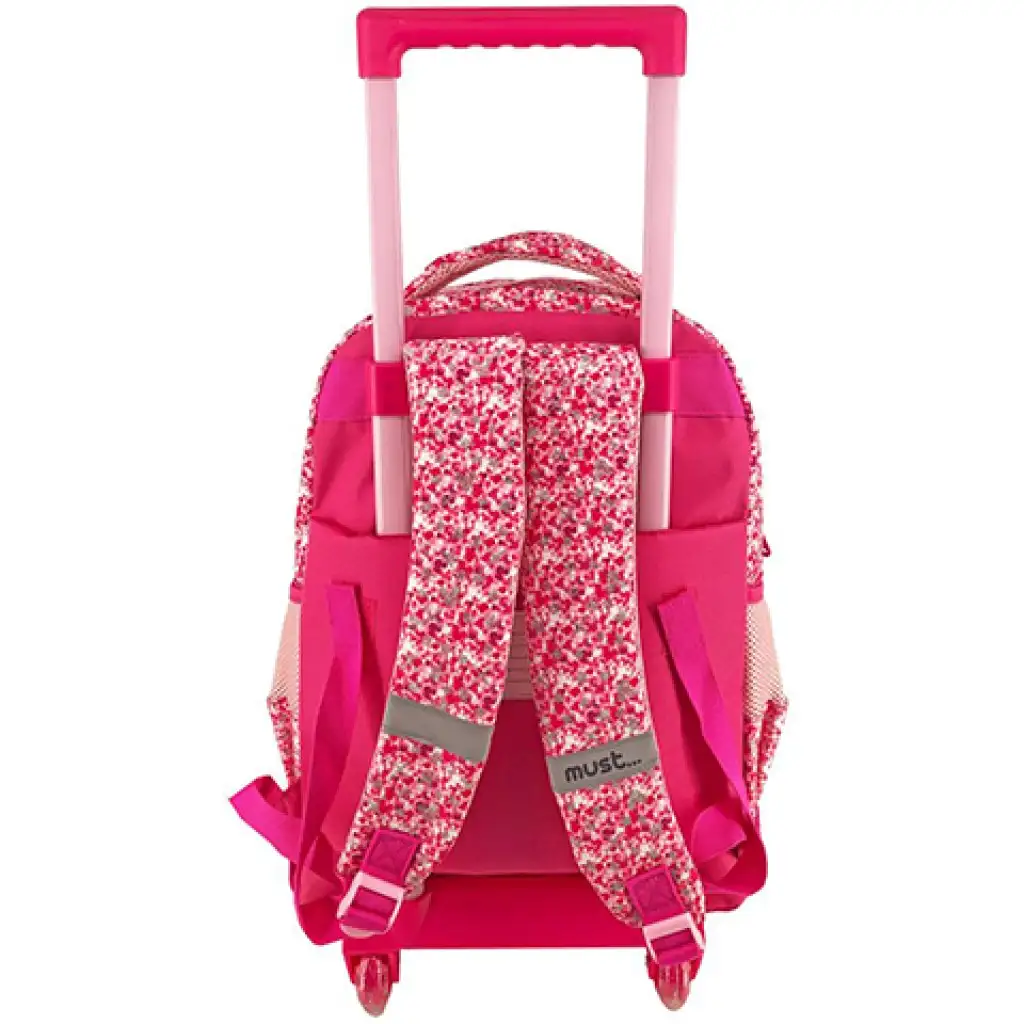 Must... Minnie egér három rekeszes, gurulós iskolatáska, hátizsák kép 2