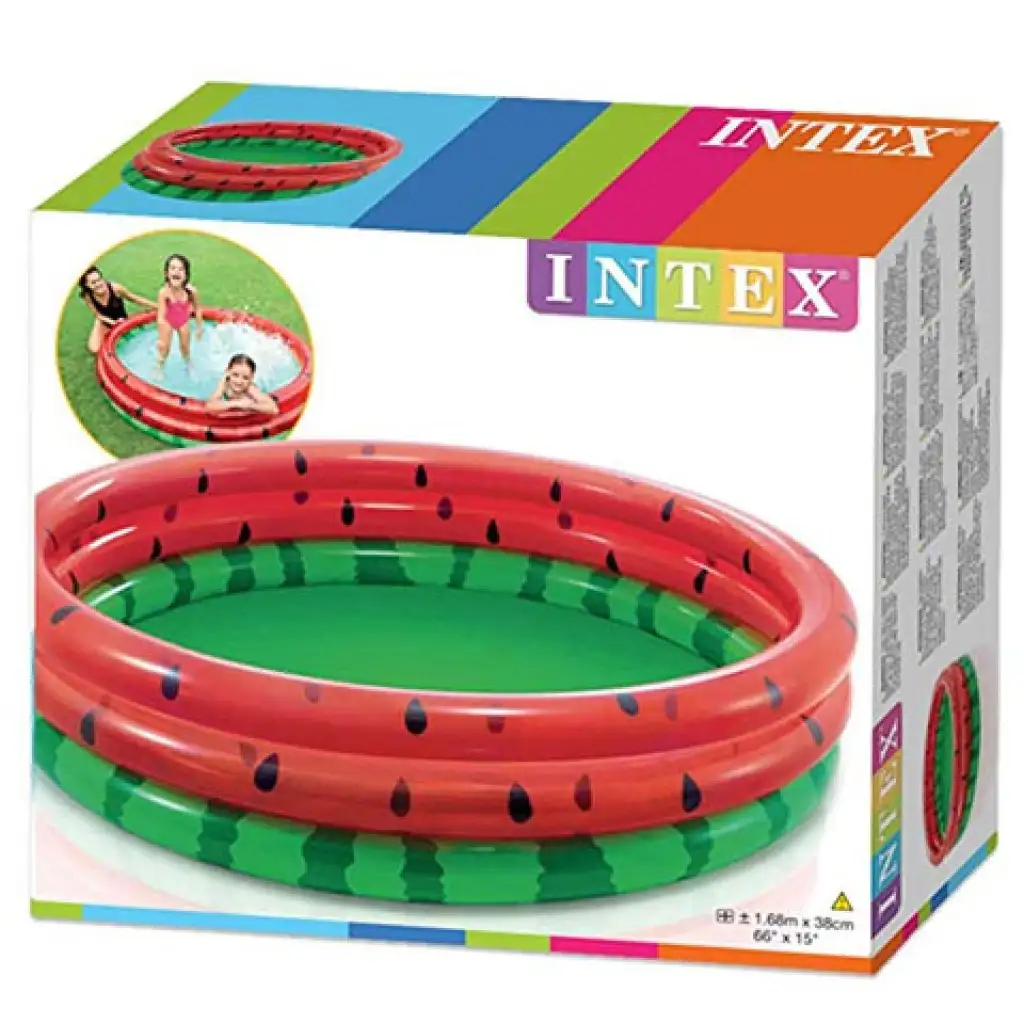 Intex: Görögdinnyés medence 168x38cm kép 2