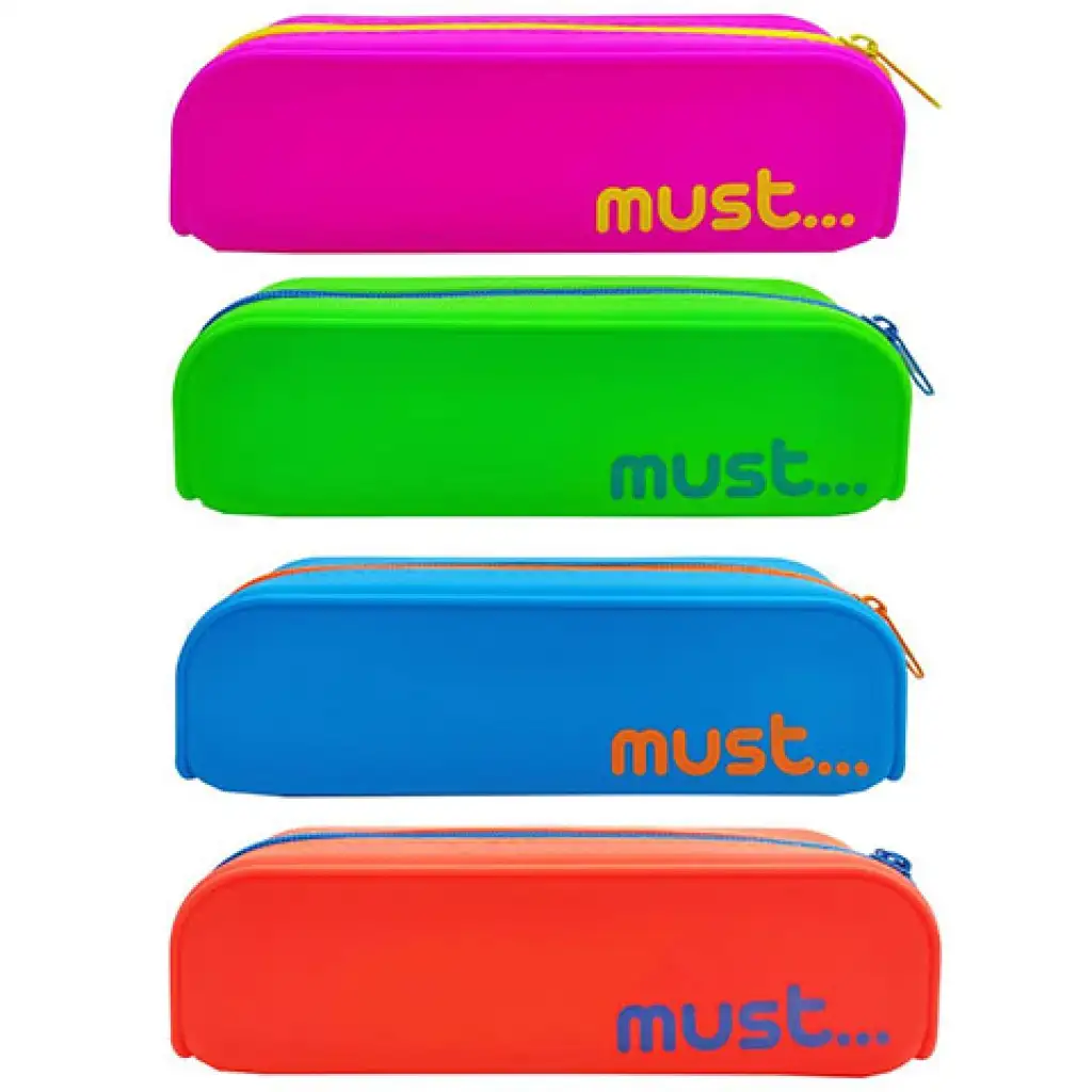 Must... Focus Neon szilikon tolltartó négyféle változatban