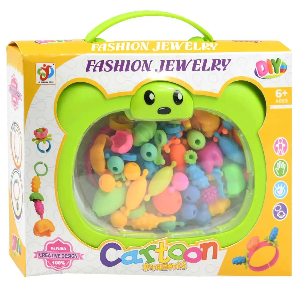 DIY: Csináld magad tárolókofferes 80db-os gyöngyfűző készlet többféle változatban 1db kép 2