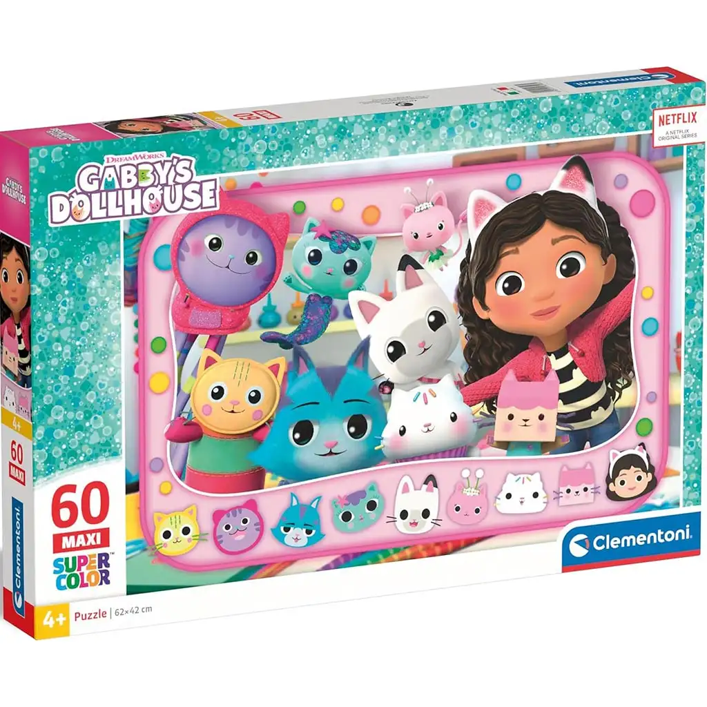 Gabi babaháza 60 db-os maxi supercolor puzzle - Clementoni