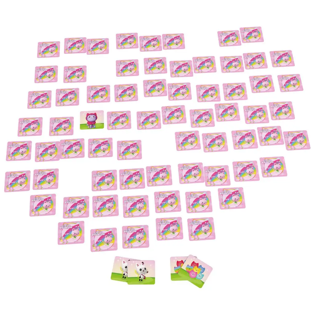 Gabi babaháza: Gabi babaháza memóriajáték fém bőröndben - Spin Master kép 2