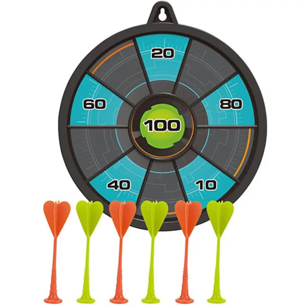 Két oldalas darts tába tapadókorongos nyilakkal kép 2