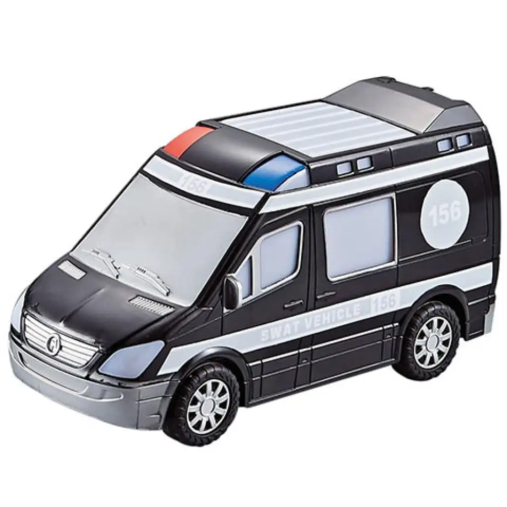 City Rescue SWAT kisbusz fénnyel és hanggal kép 2