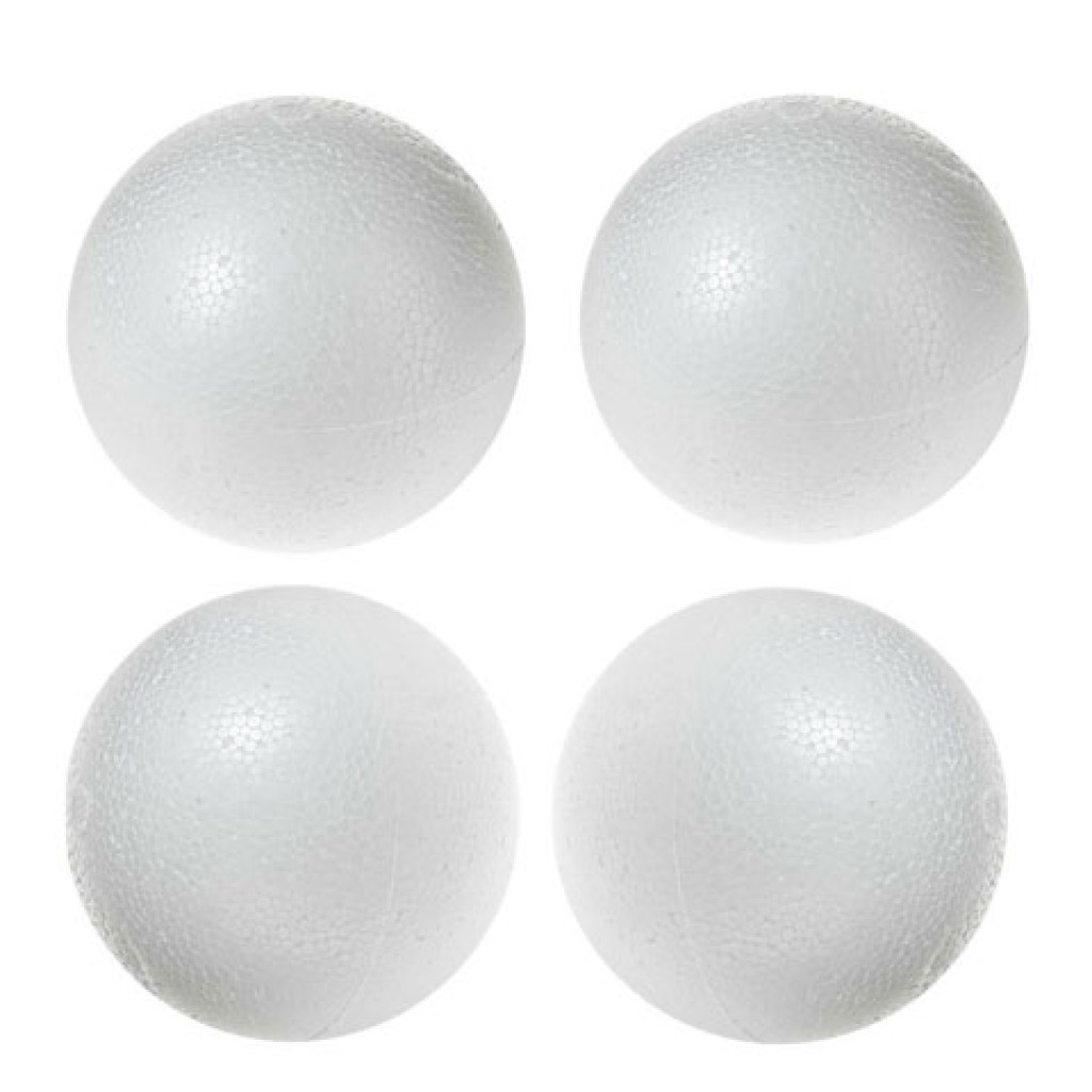 Hungarocell díszíthető golyó 4db 6cm