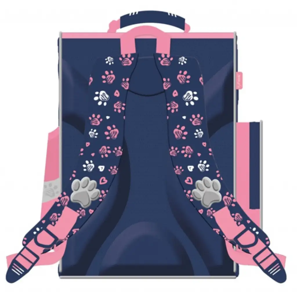 My Little Friend cicás rózsaszín anatómiai iskolatáska, hátizsák 35x27x16cm kép 2