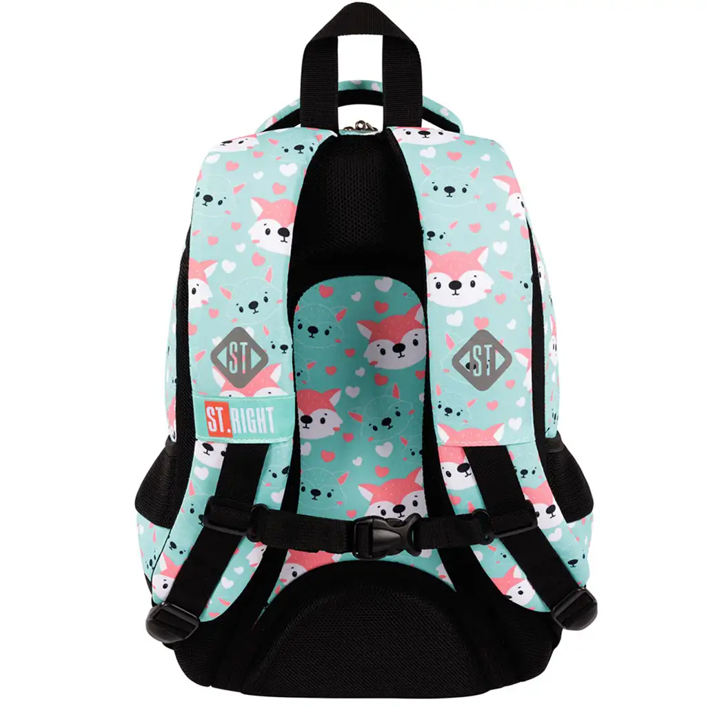 St.Right Lovely Foxy ergonomikus iskolatáska, hátizsák BP26 39x27x17cm kép 3