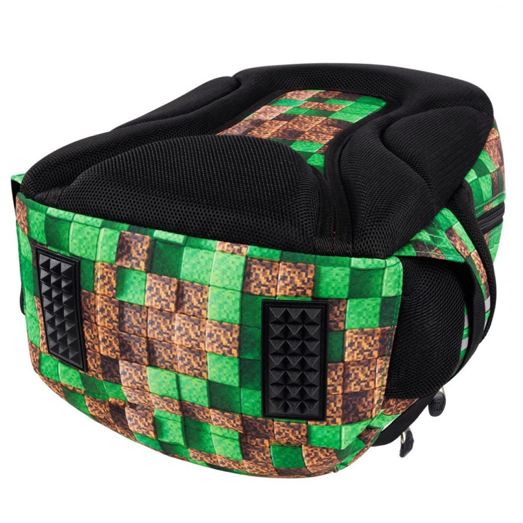 St.Right Pixel Cubes háromrekeszes ergonomikus iskolatáska, hátizsák BP26 39x27x17cm kép 3