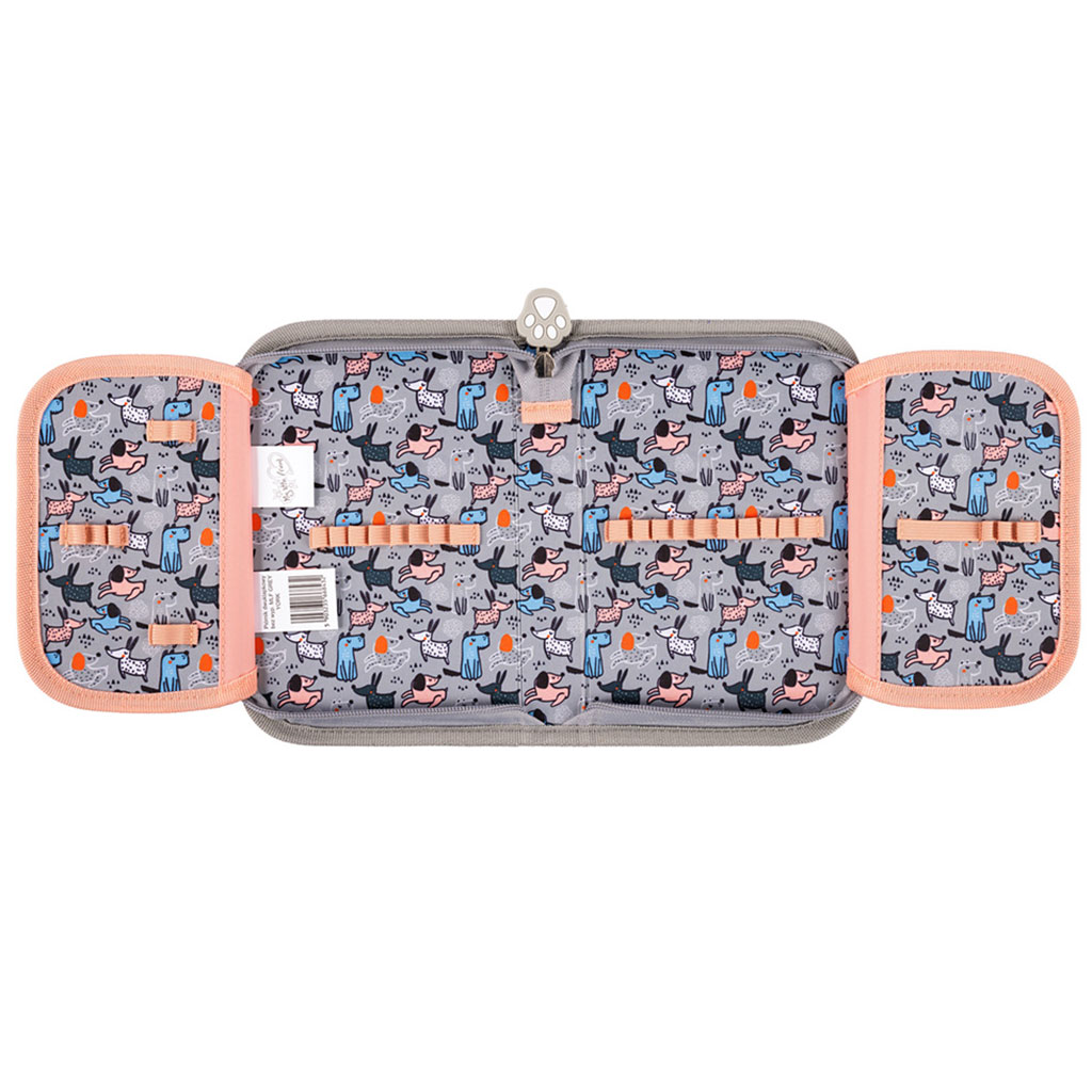 My Little Friend - Grey Yorkie mintás kihajtható tolltartó 21x14x3,5cm kép 3