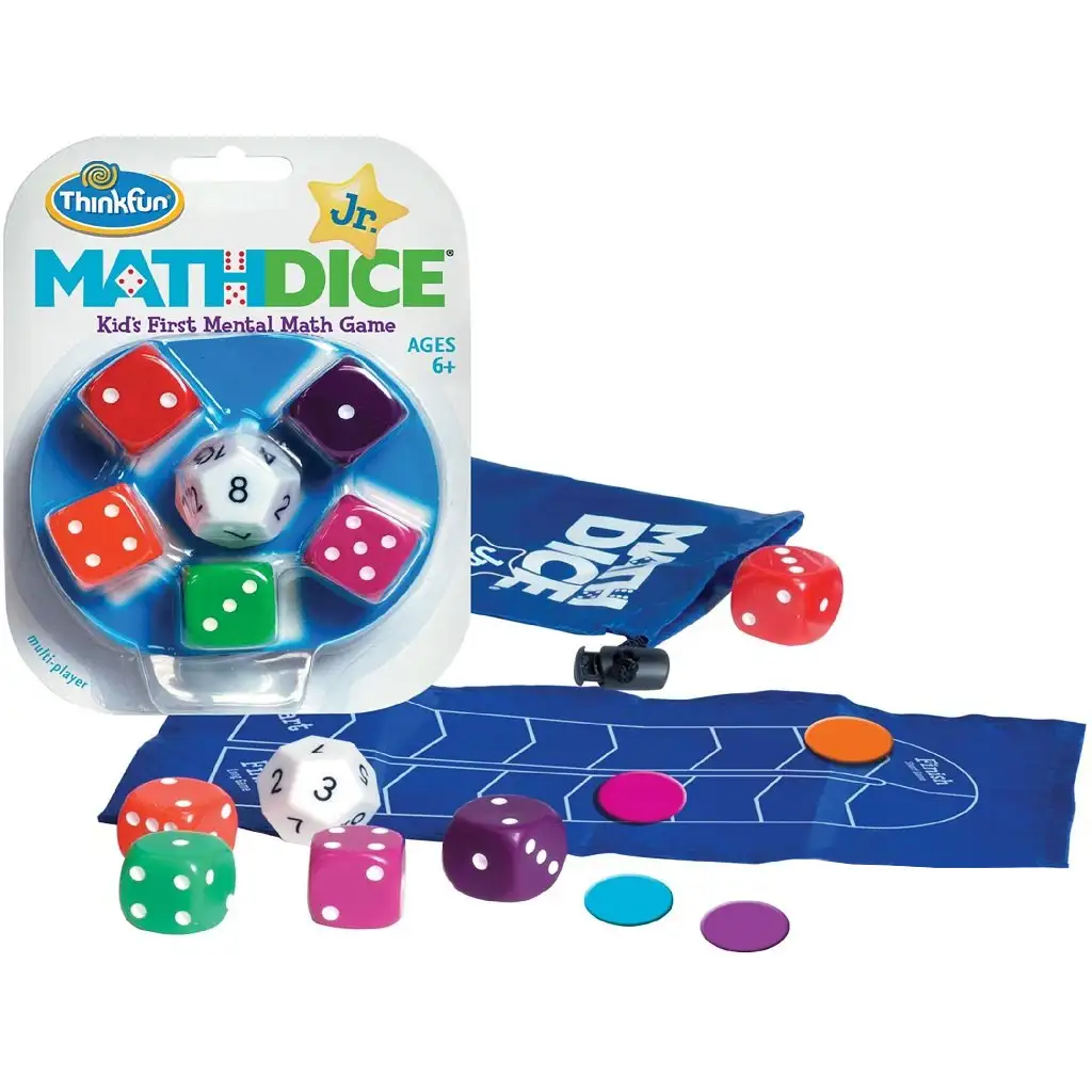 Thinkfun: Math Dice junior társasjáték kép 2
