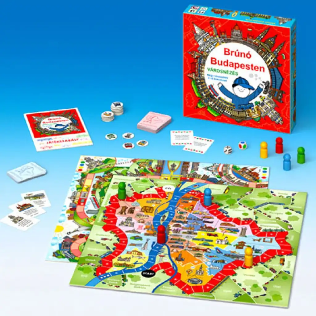 Brúnó Budapesten társasjáték kép 2