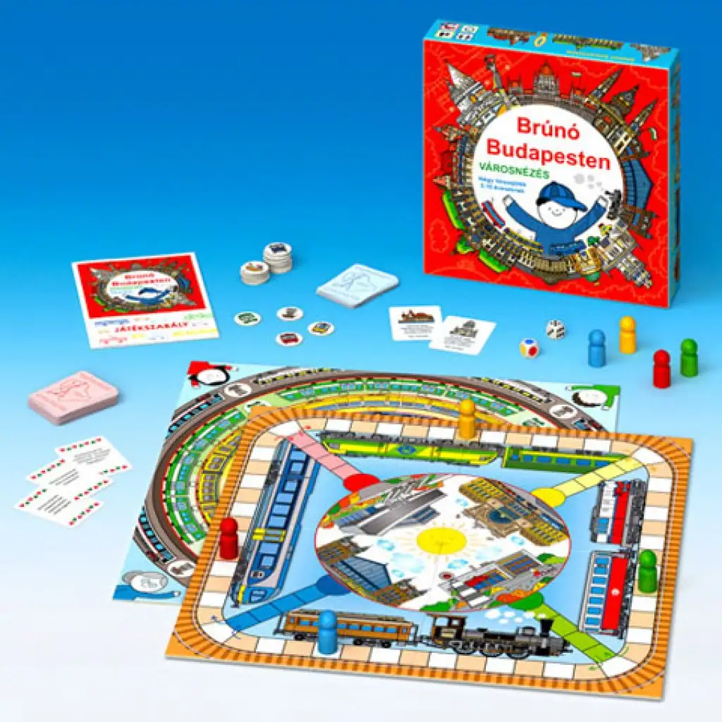 Brúnó Budapesten társasjáték kép 3