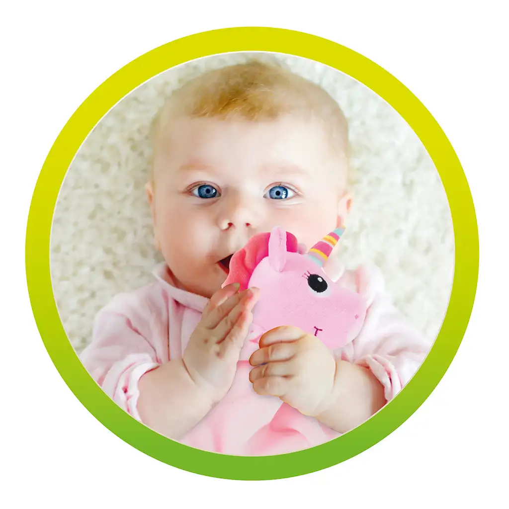 Little Stars: Unikornisos plüss nyálkendő kép 4