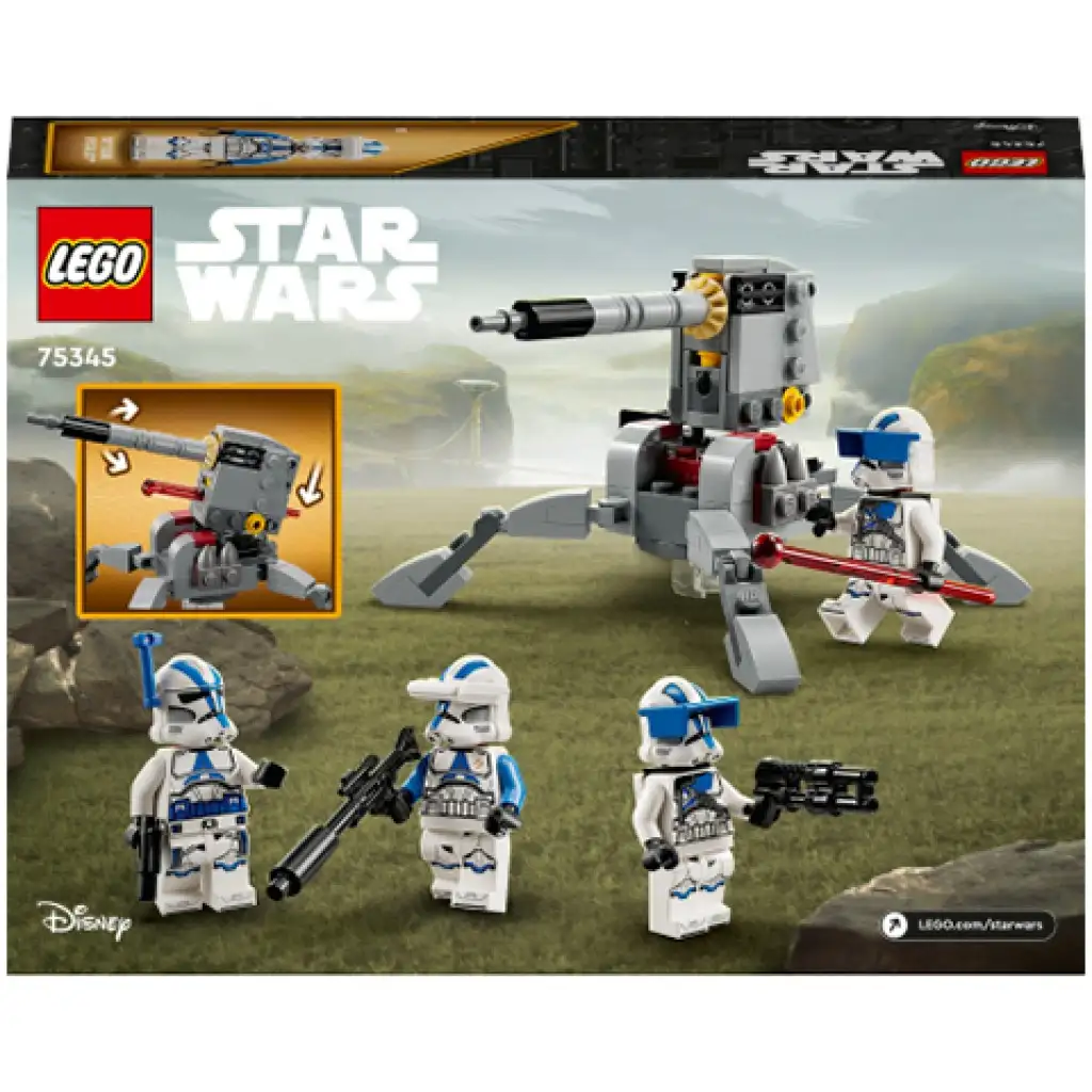 LEGO® Star Wars™: 501. klónkatonák™ harci csomag (75345) kép 2