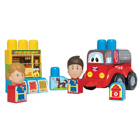 Tűzoltó fejlesztő, építőjáték kép 2