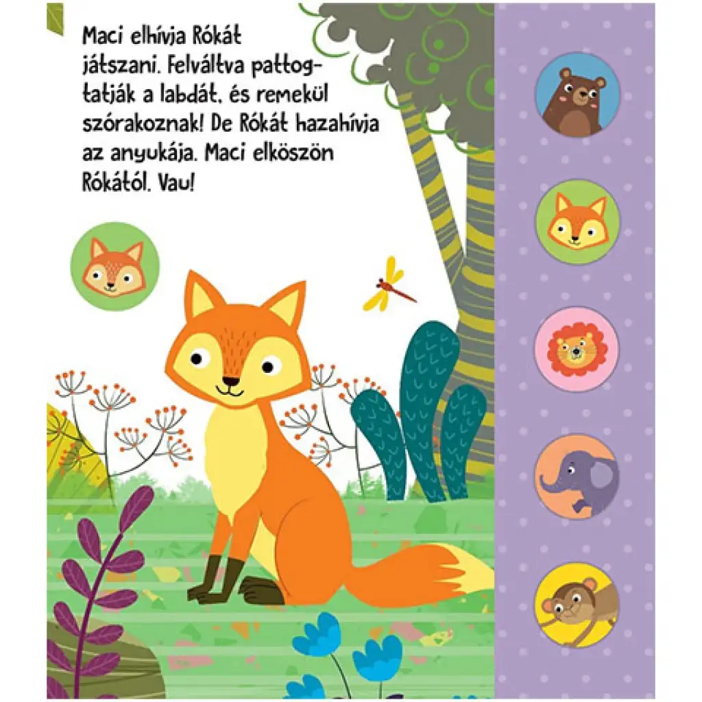 Hangos cimborák - Maci és barátai babakönyv kép 2