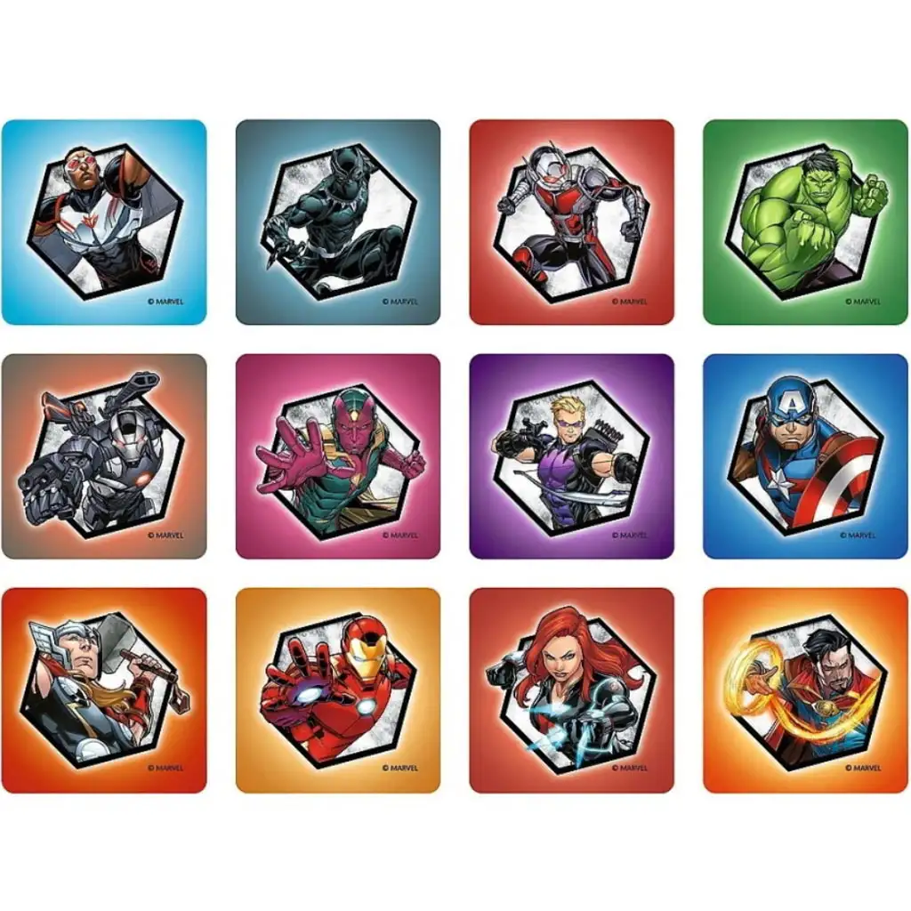 Marvel: Bosszúállók puzzle és memóriakártya 2 az 1-ben szett - Trefl kép 4