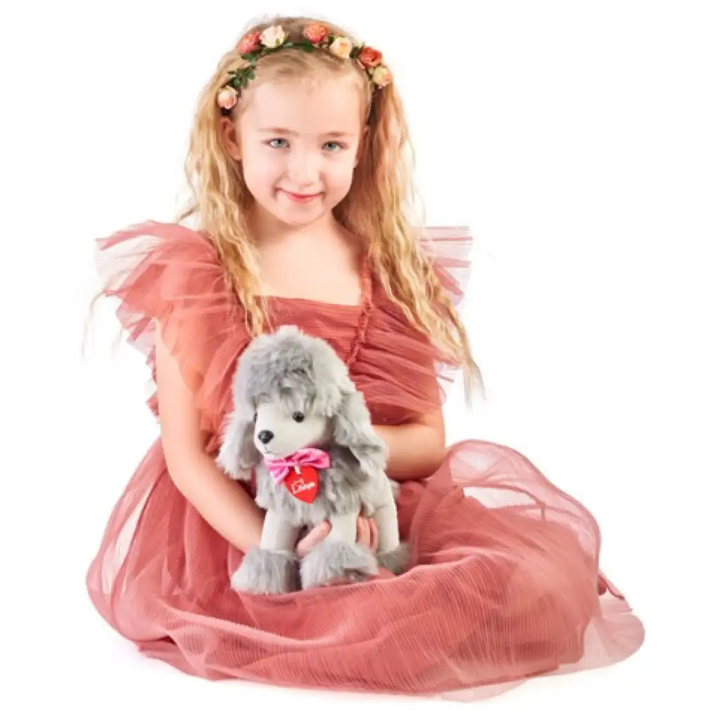 Lily szürke uszkár plüss 25cm - Lumpin kép 2