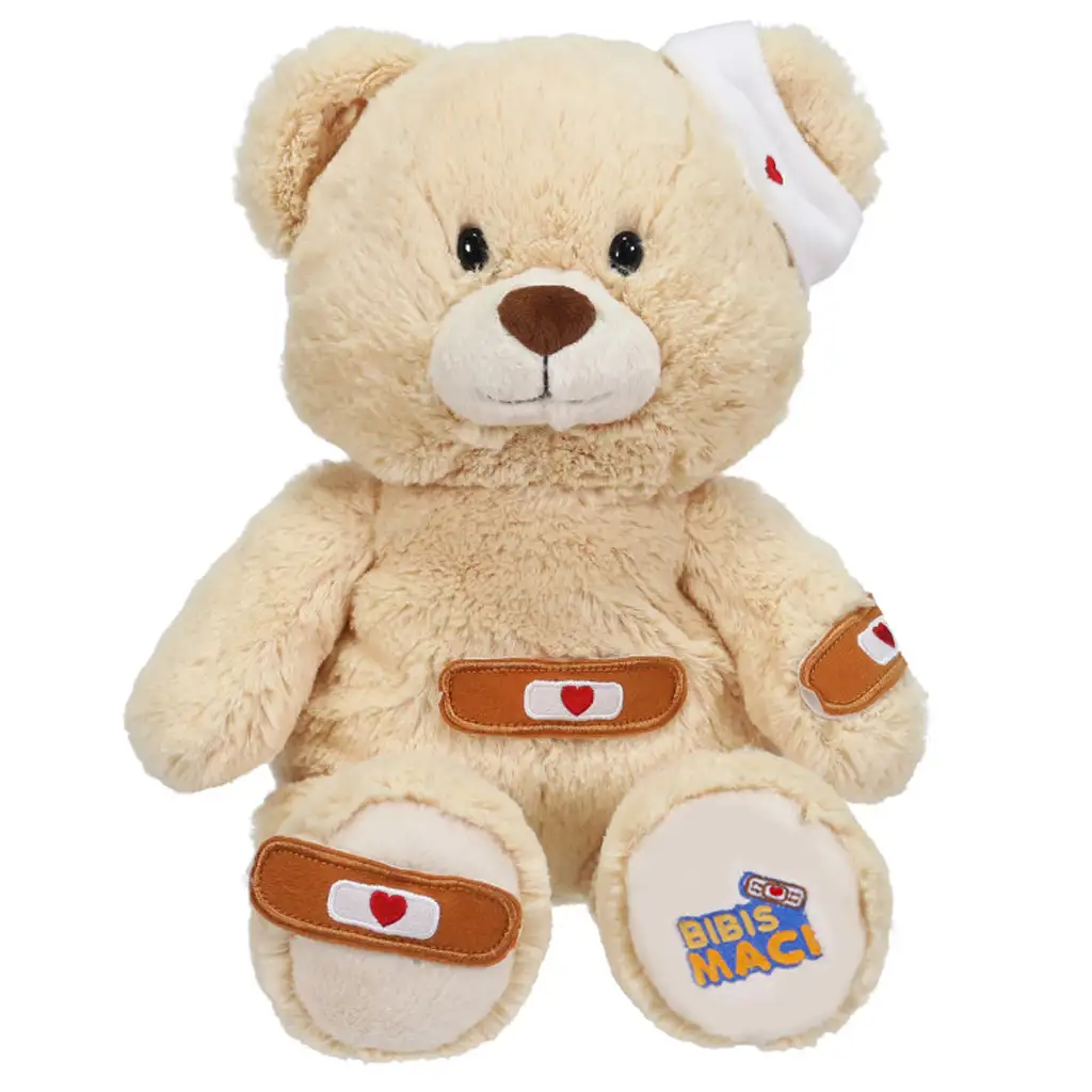 Bibis Maci plüss mackó fénnyel és hanggal kép 2