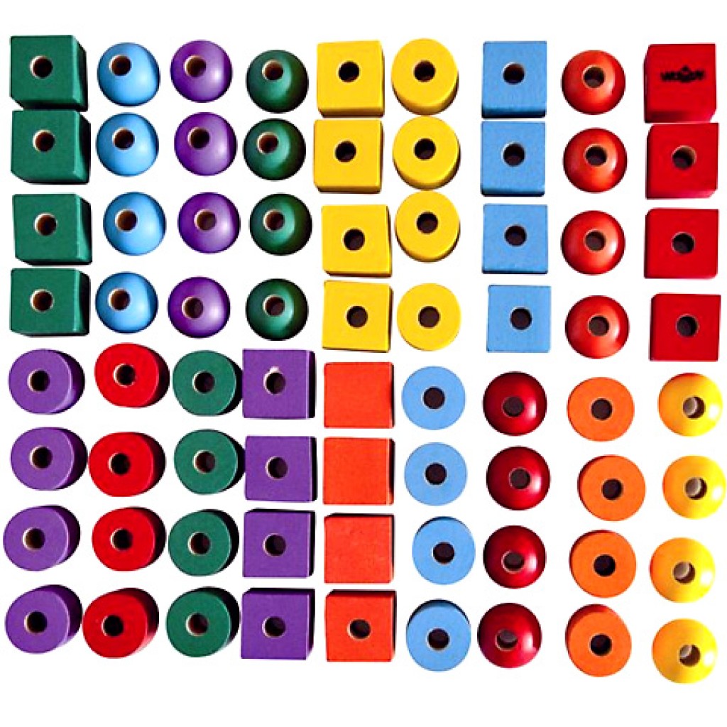 Fa gyöngyszett 72db kép 2